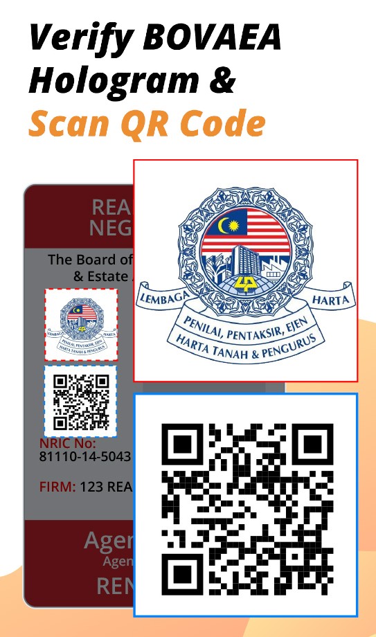 BOVAEA hologram QR code